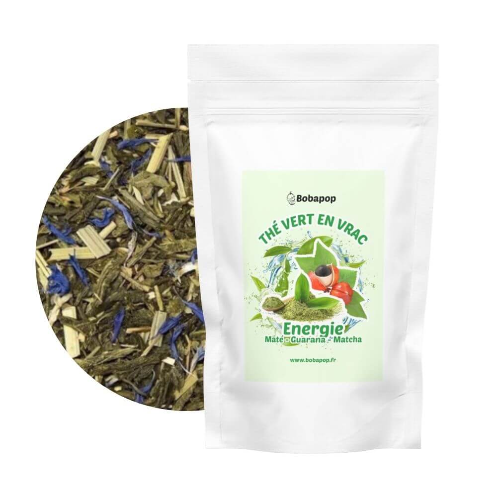 Thé vert énergie matcha guarana maté - visuel thé