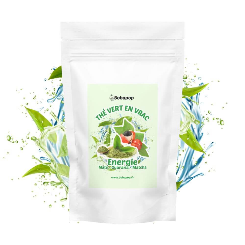 Thé vert énergie matcha guarana maté