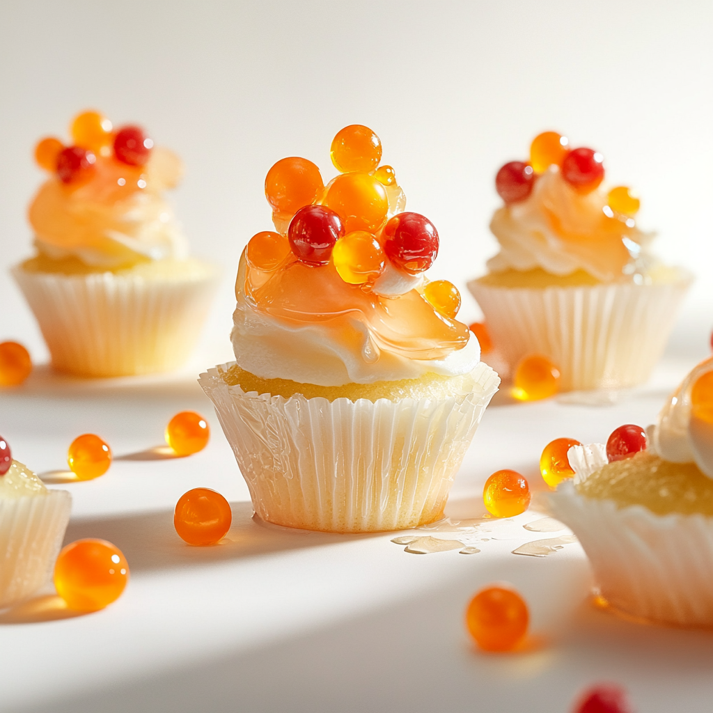 Mango bubble tea fruit pearls