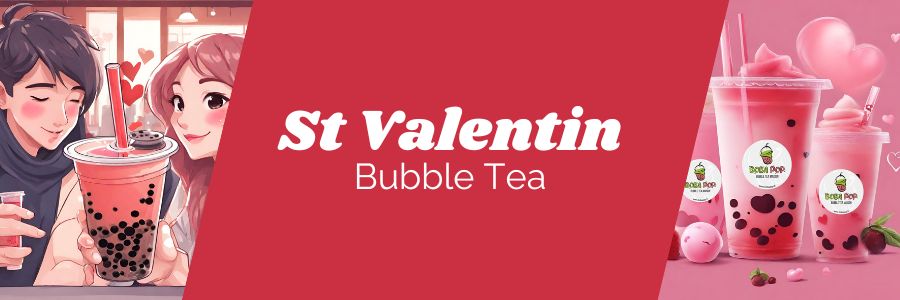 Découvrez l'Amour Pétillant : Le Bubble Tea, Une Douce Tentation pour la Saint-Valentin 💖🍵