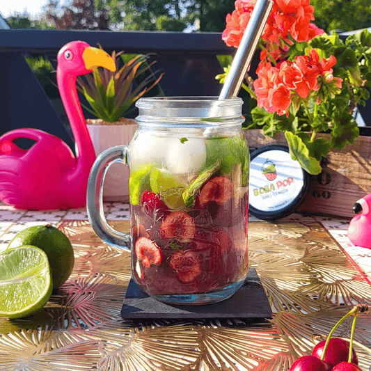 Mojito aux perles de fruits cerise - Bobapop