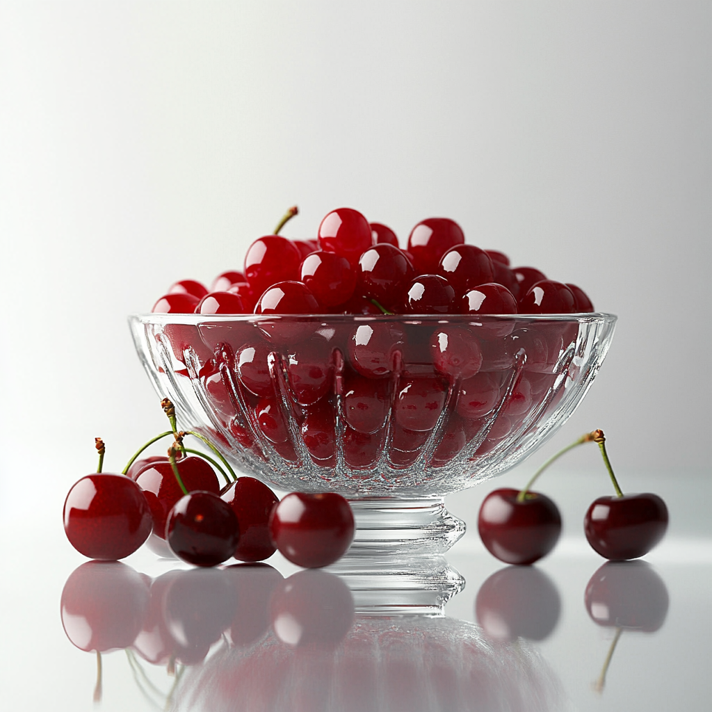 Cherry bubble tea fruit pearls