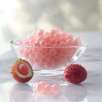 Perles culinaire de fruits litchi 450g